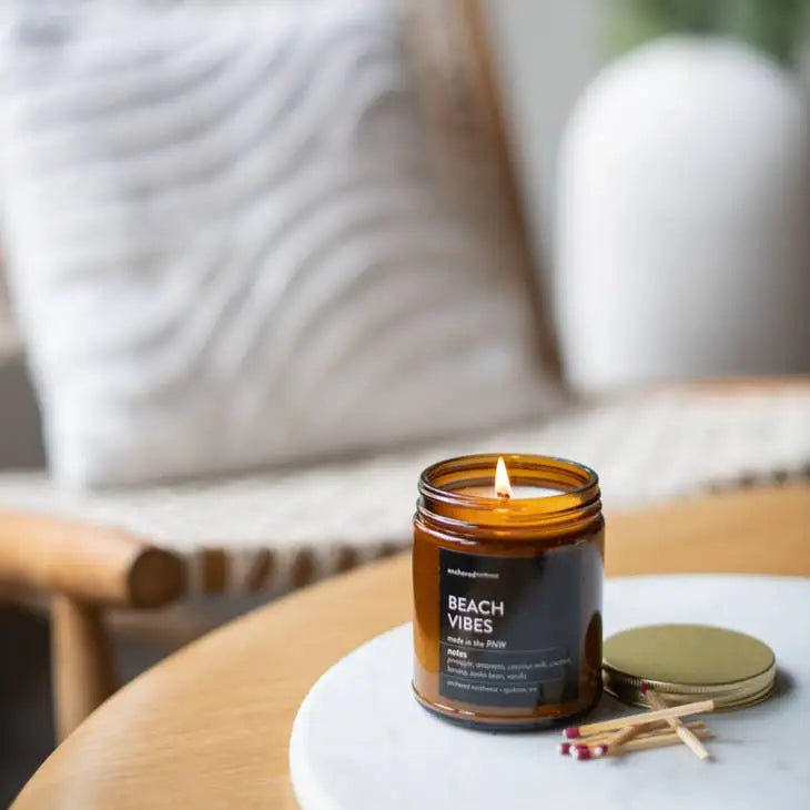 Beach Vibes Amber Soy Candle - PABOOM