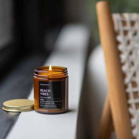 Beach Vibes Amber Soy Candle - PABOOM