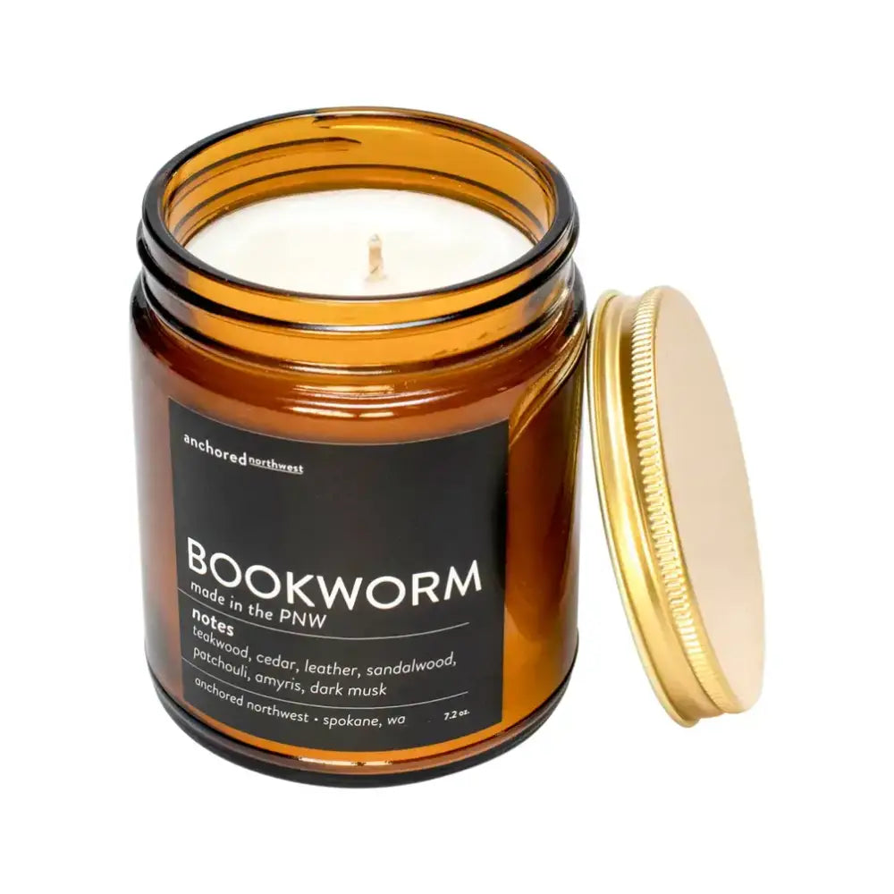 Bookworm Scented Soy Candle - PABOOM
