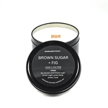 Brown Sugar + Fig Travel Soy Candle - PABOOM