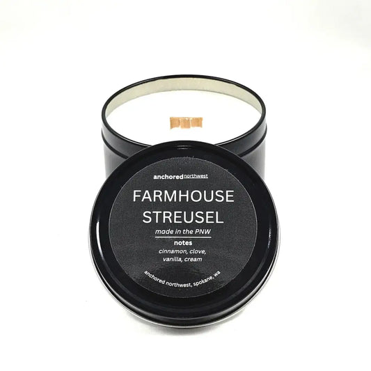 Farmhouse Streusel Travel  Soy Candle - PABOOM