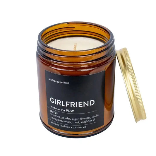 Girlfriend Classic Amber Soy Candle - PABOOM
