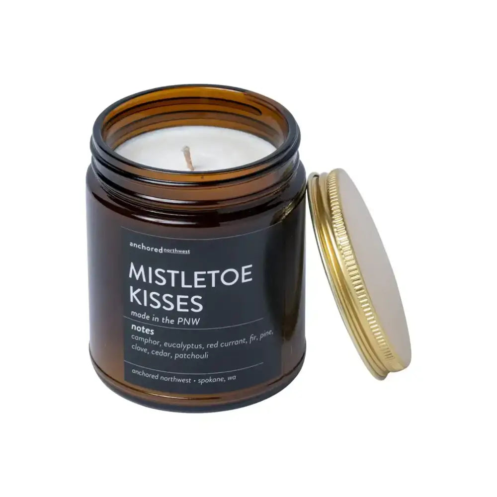 Mistletoe Kisses Amber Soy Candle - PABOOM