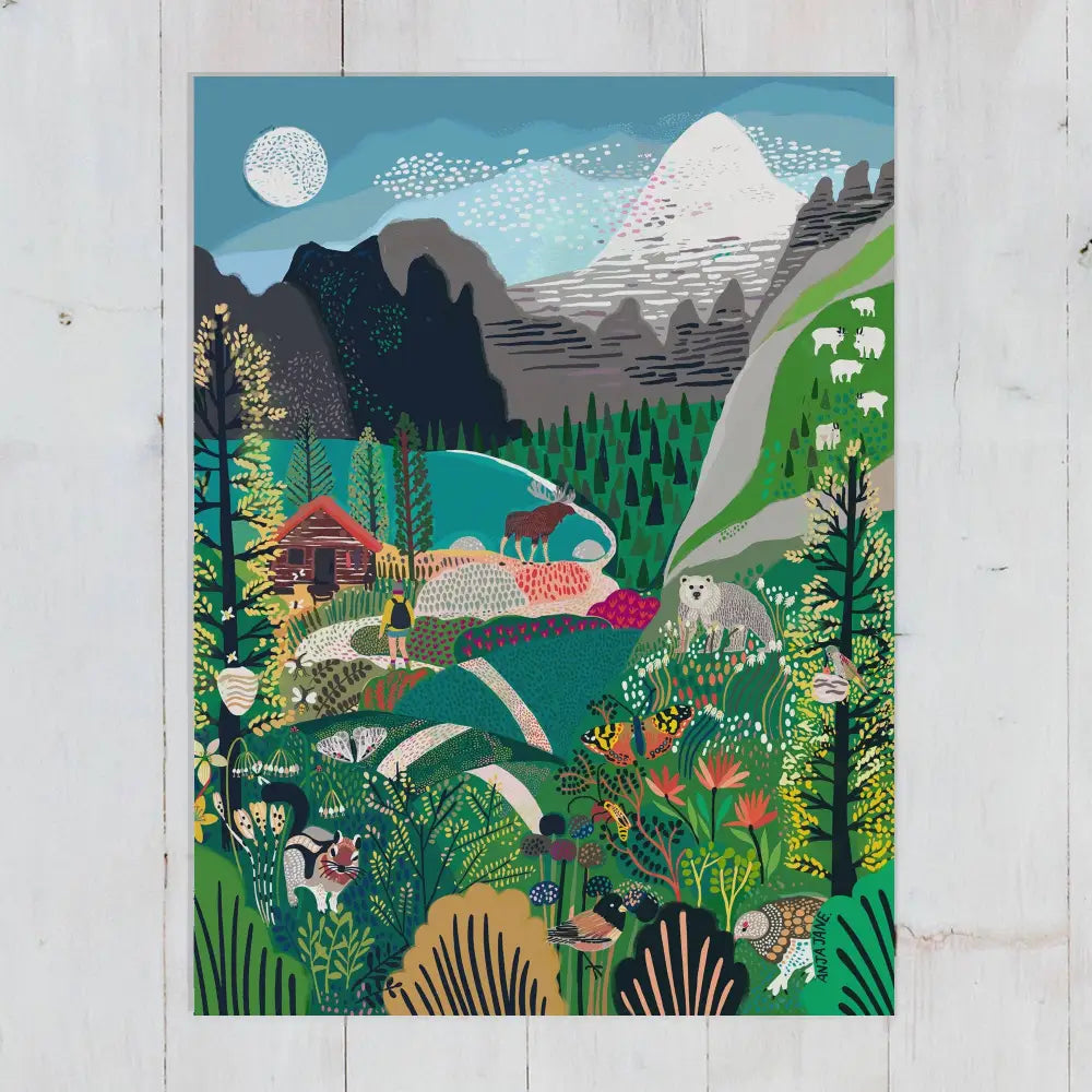 Canadian Rockies Art Print - PABOOM