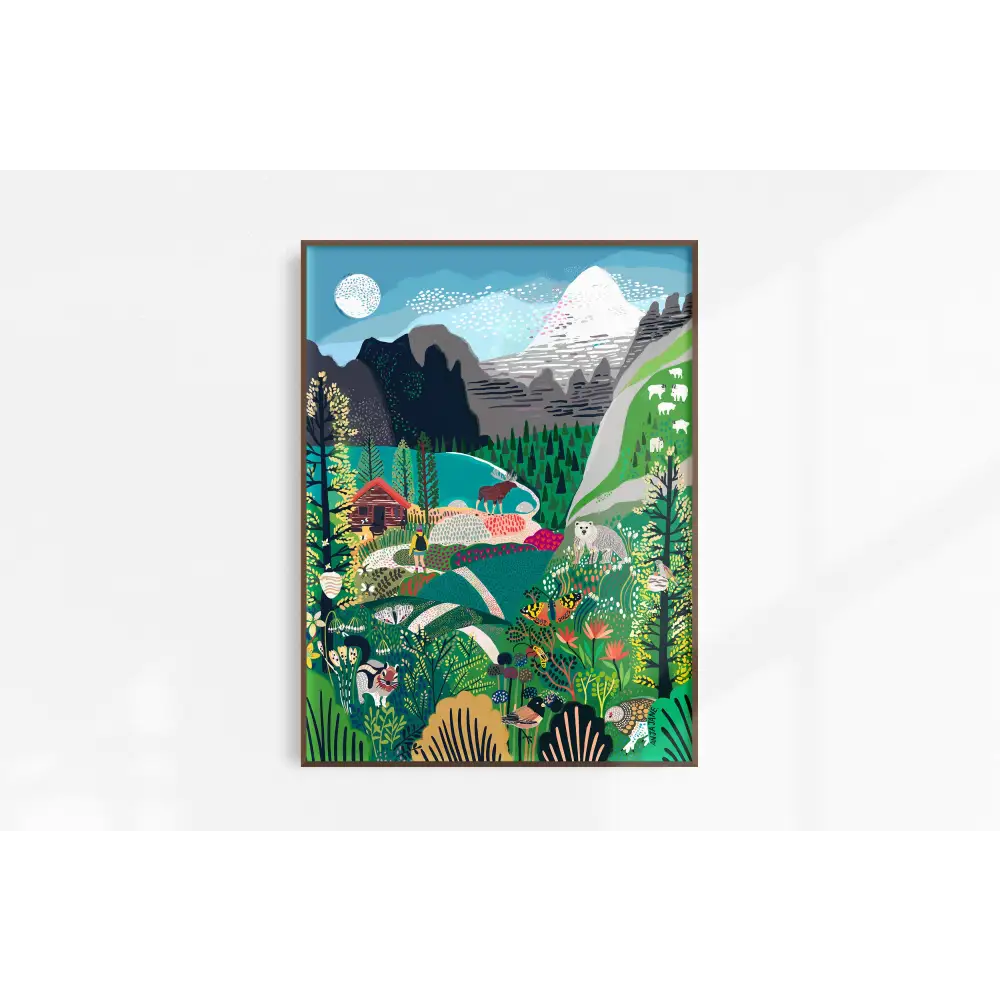Canadian Rockies Art Print - PABOOM