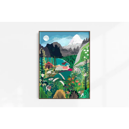 Canadian Rockies Art Print - PABOOM