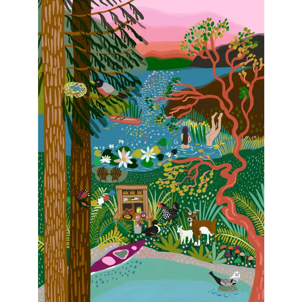 Salt Spring Art Print - PABOOM