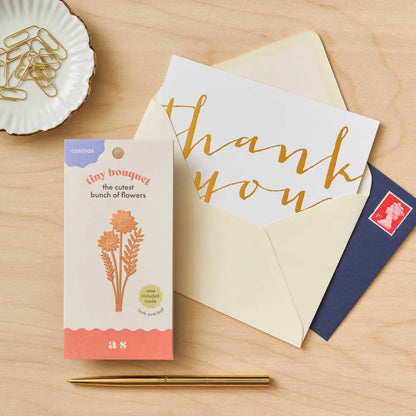 Another Studio U.S - Cosmos Tiny Bouquet Thoughtful Letterbox Gift Copper (rose gold)