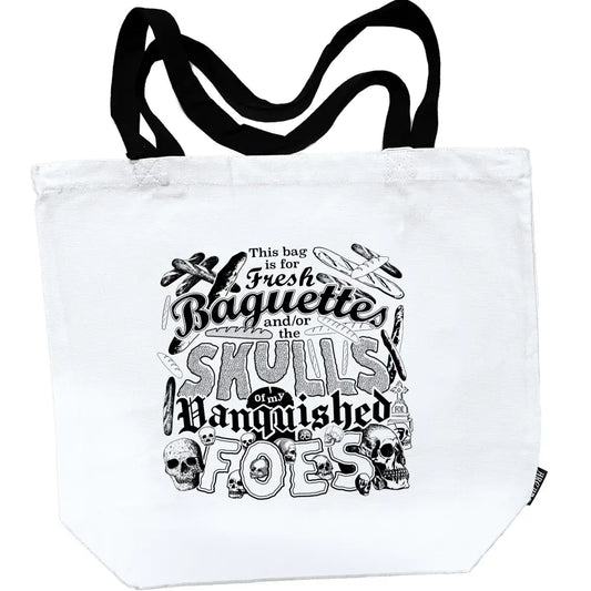 Arcane Bullshit - Baguettes Tote Bag White