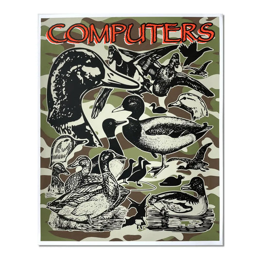 Arcane Bullshit - Computers Limited Edition Camo Poster