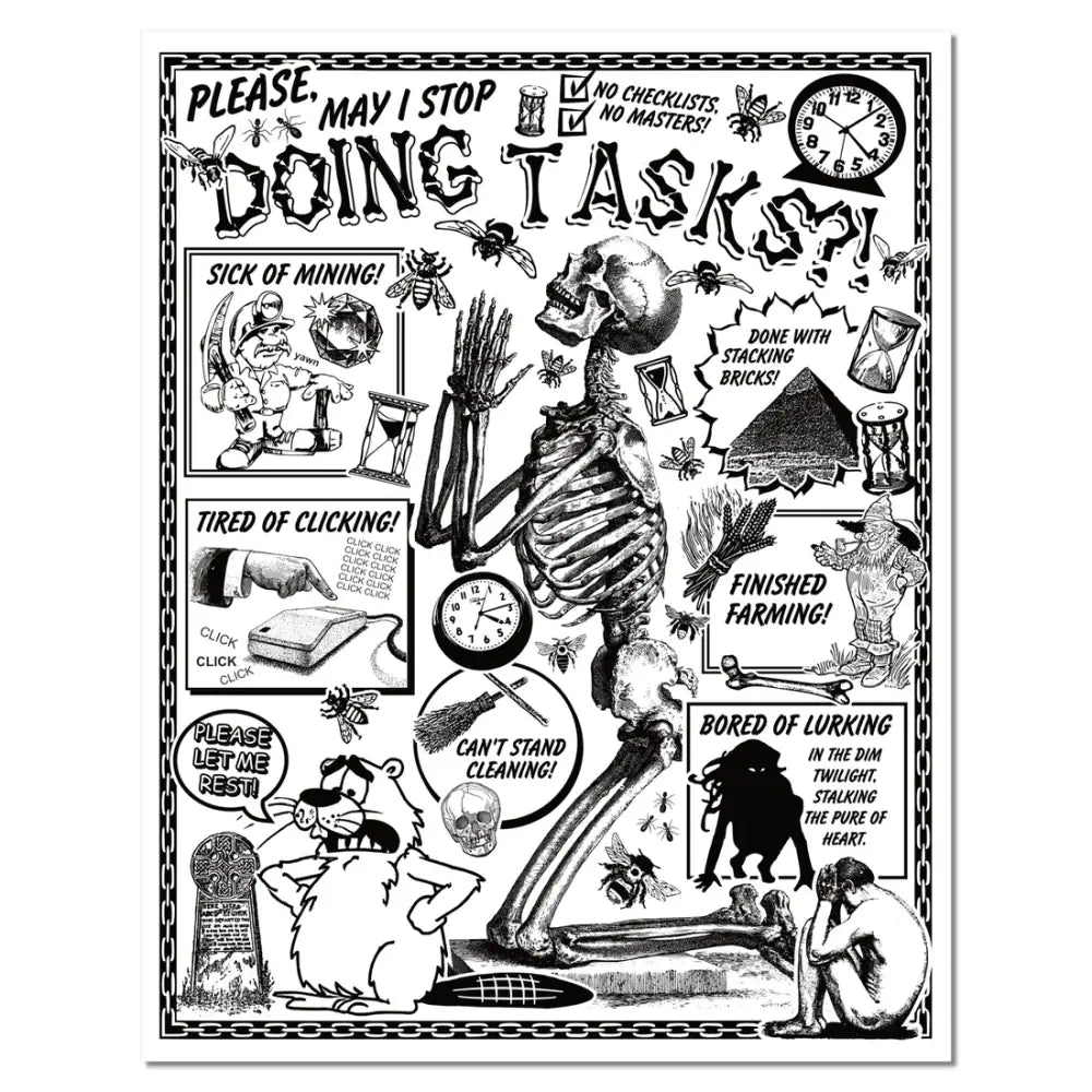 Doing Tasks Print - PABOOM
