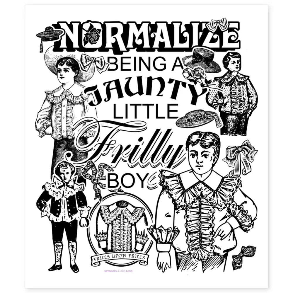 Frilly Boy Print - PABOOM