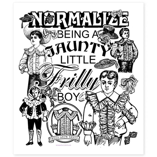 Frilly Boy Print - PABOOM