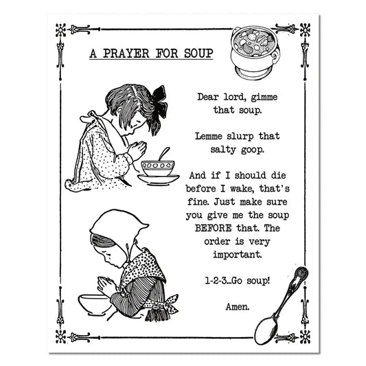 Soup Prayer Print - PABOOM
