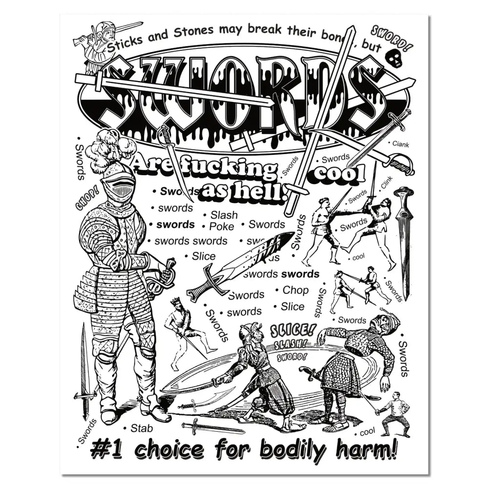 Swords Print - PABOOM