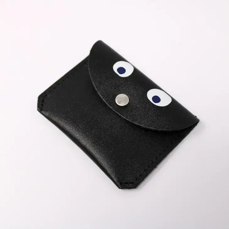 Googly Eyes Black Coin Purse - PABOOM