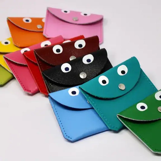 Googly Eyes Black Coin Purse - PABOOM