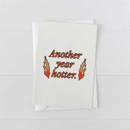 Another Year Hotter Card - PABOOM
