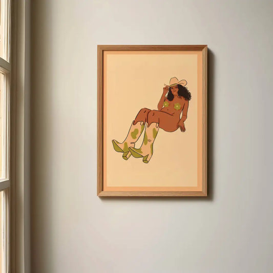 Assorted Cowgirl Art Prints - 2