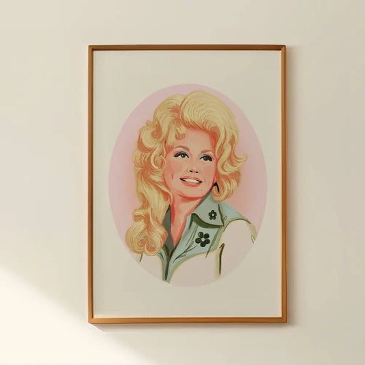 Dolly Parton Portrait Art Print - PABOOM