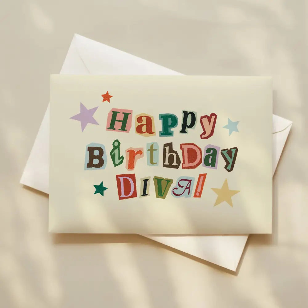Artbaby & Co. - Happy Birthday Diva! Greeting Card