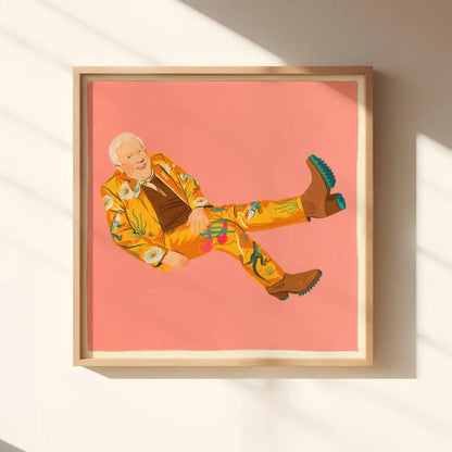 Leslie Jordan Art Print - PABOOM