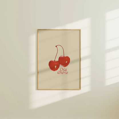 Artbaby & Co. - Ma Chérie Cherry Art Print 8x10