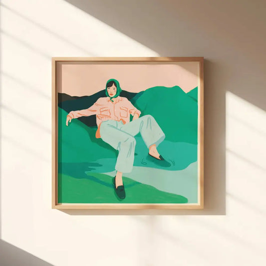 Artbaby & Co. - Mountain Woman Art Print