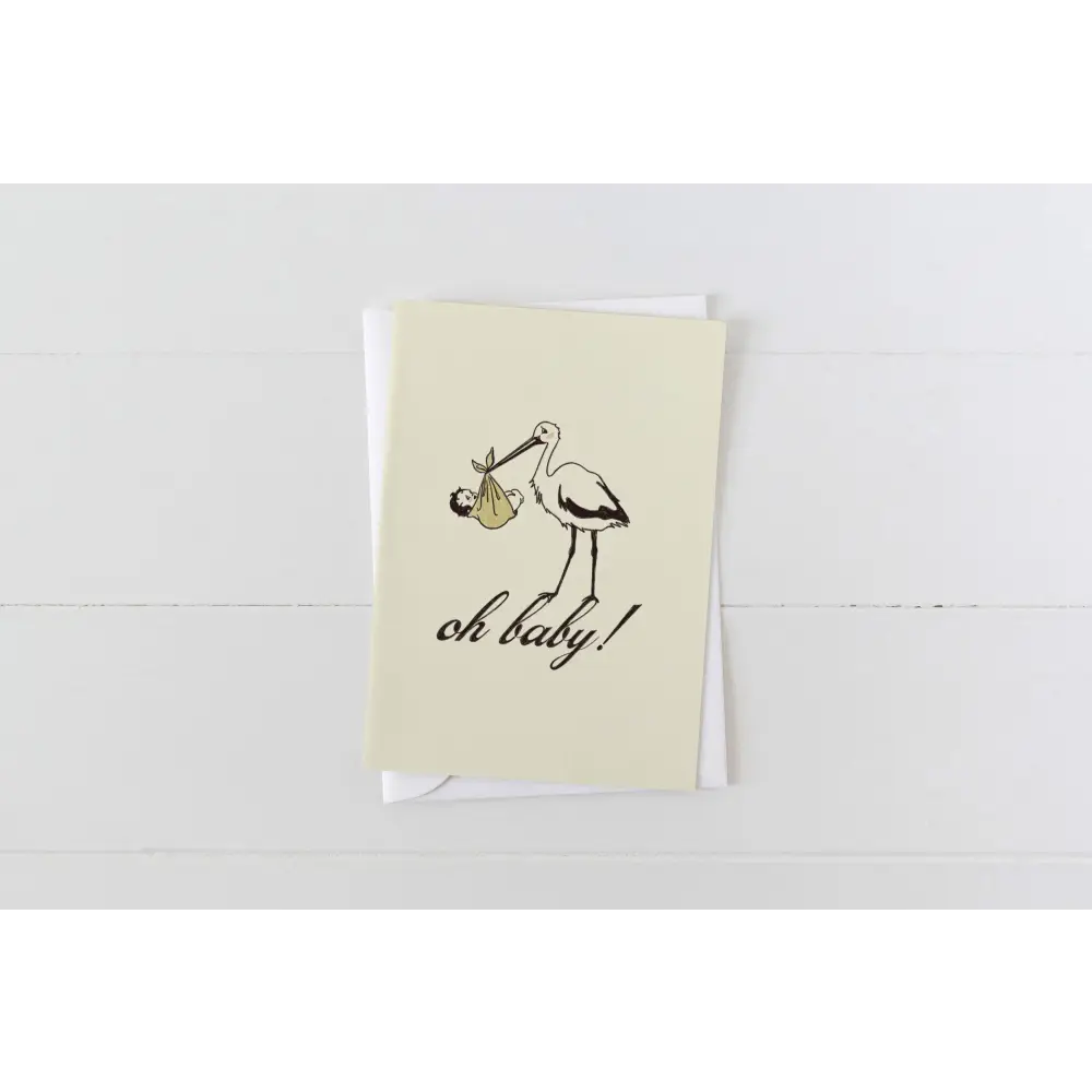 Artbaby & Co. - Oh Baby! New Baby Greeting Card