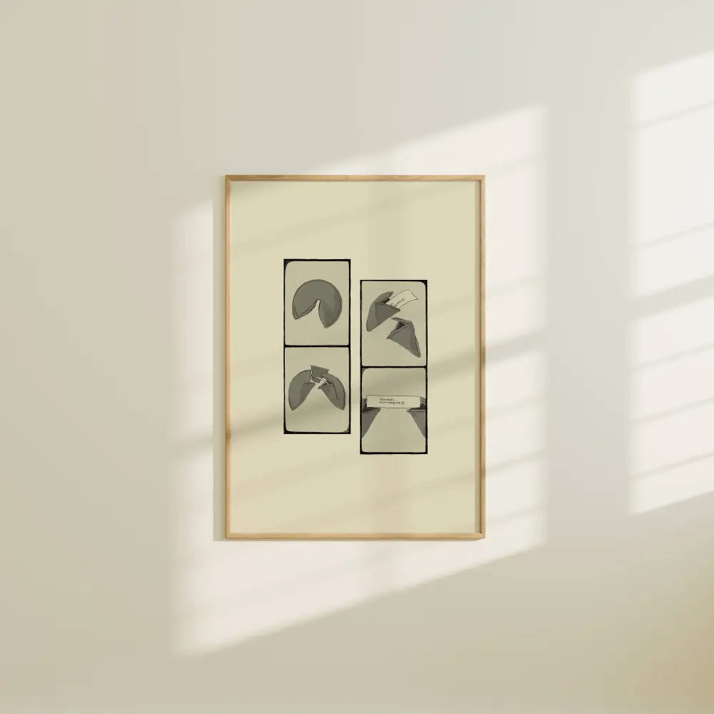 Artbaby & Co. - Slow Down You’re Doing Fine Fortune Cookie Art Print 8x10