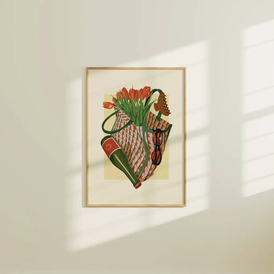 Artbaby & Co. - Spring Market Essentials Art Print 8x10