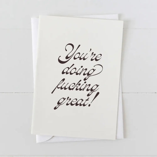 Artbaby & Co. - You’re Doing F’ing Great Card