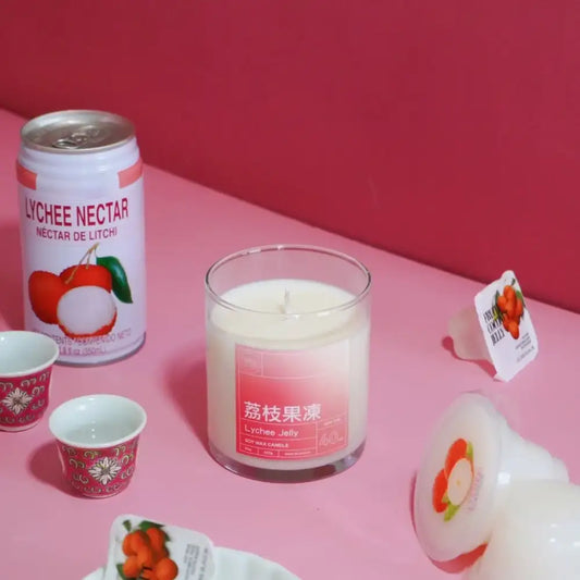 Lychee Coconut Jelly Candle - PABOOM