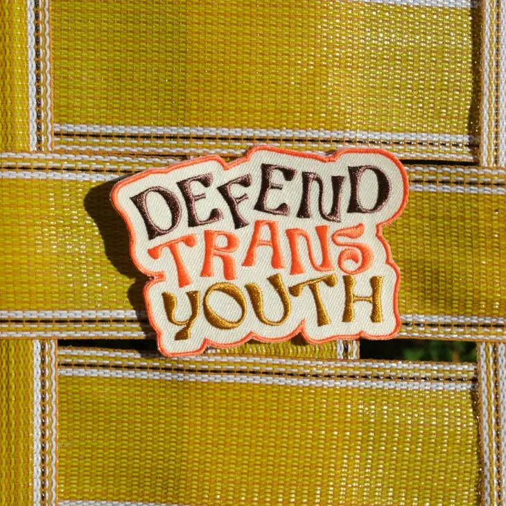 Defend Trans Youth Patch - PABOOM