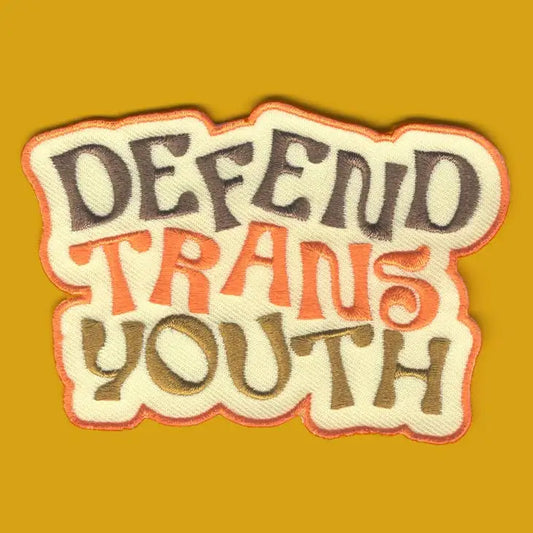 Defend Trans Youth Patch - PABOOM