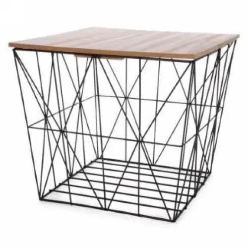 Geometric Table and Storage Basket - PABOOM