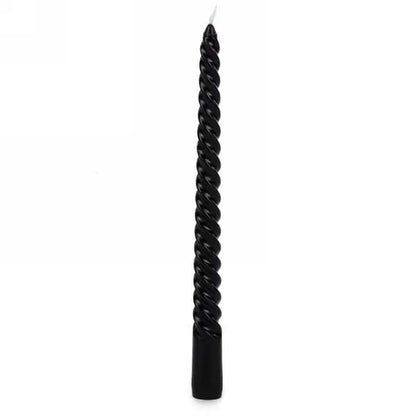 Twisted Black Tapers Set - PABOOM
