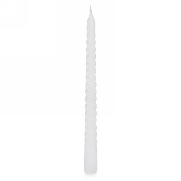 Twisted White Tapers Set - PABOOM