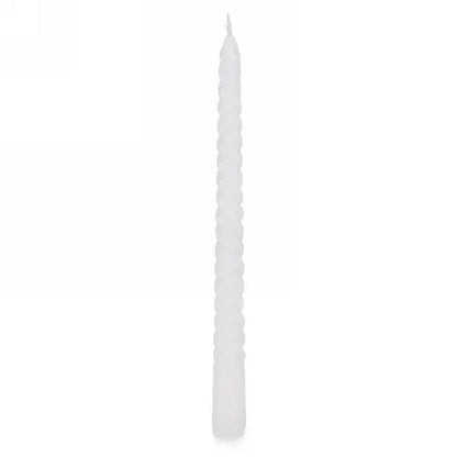 Twisted White Tapers Set - PABOOM