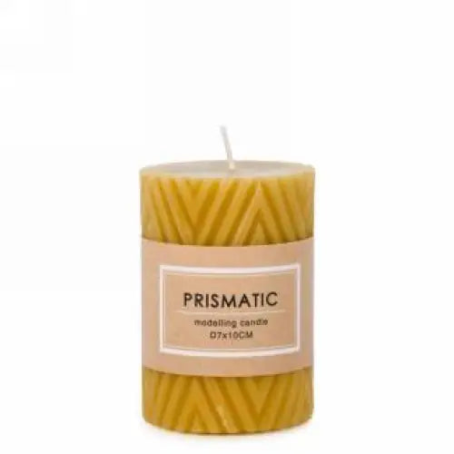 Ridged Mustard Candle Small - PABOOM