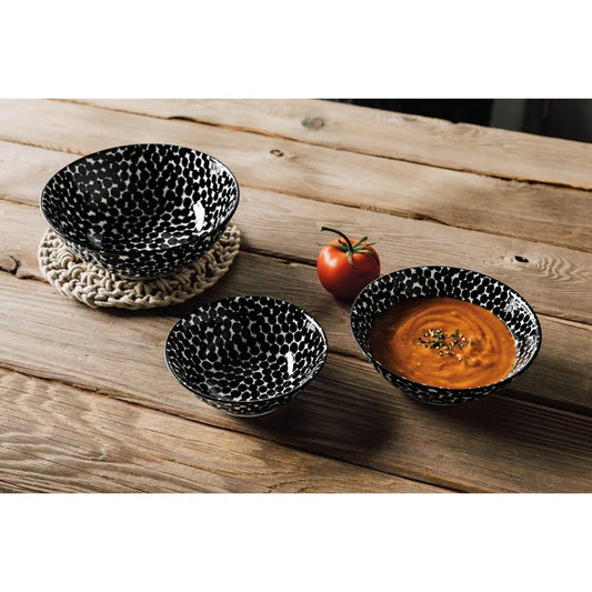 Imperial Anemone Bowl shown from the side to display the hand-painted rim – PABOOM