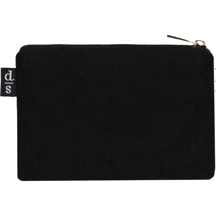 Amulet beaded pouch shown from the side to display the zipper closure – PABOOM