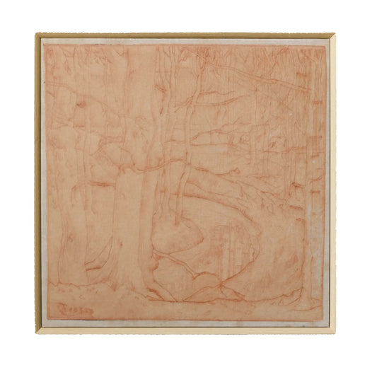 Painting In Het Bos by Jan Toorop Framed Wall Art on Canvas