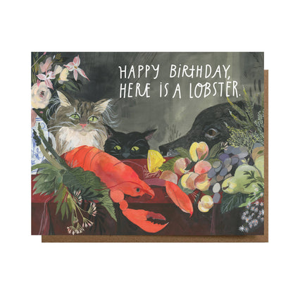 Happy Birthday Lobster Greeting Card