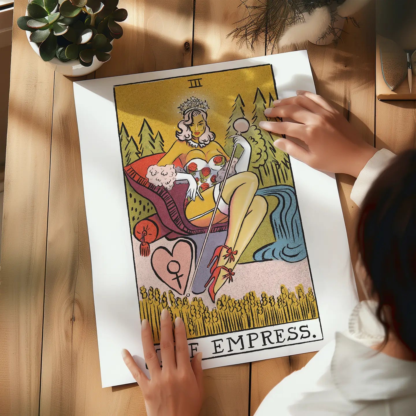 The Empress Tarot Print 8x10