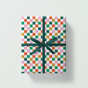 Checkered Gift Wrap