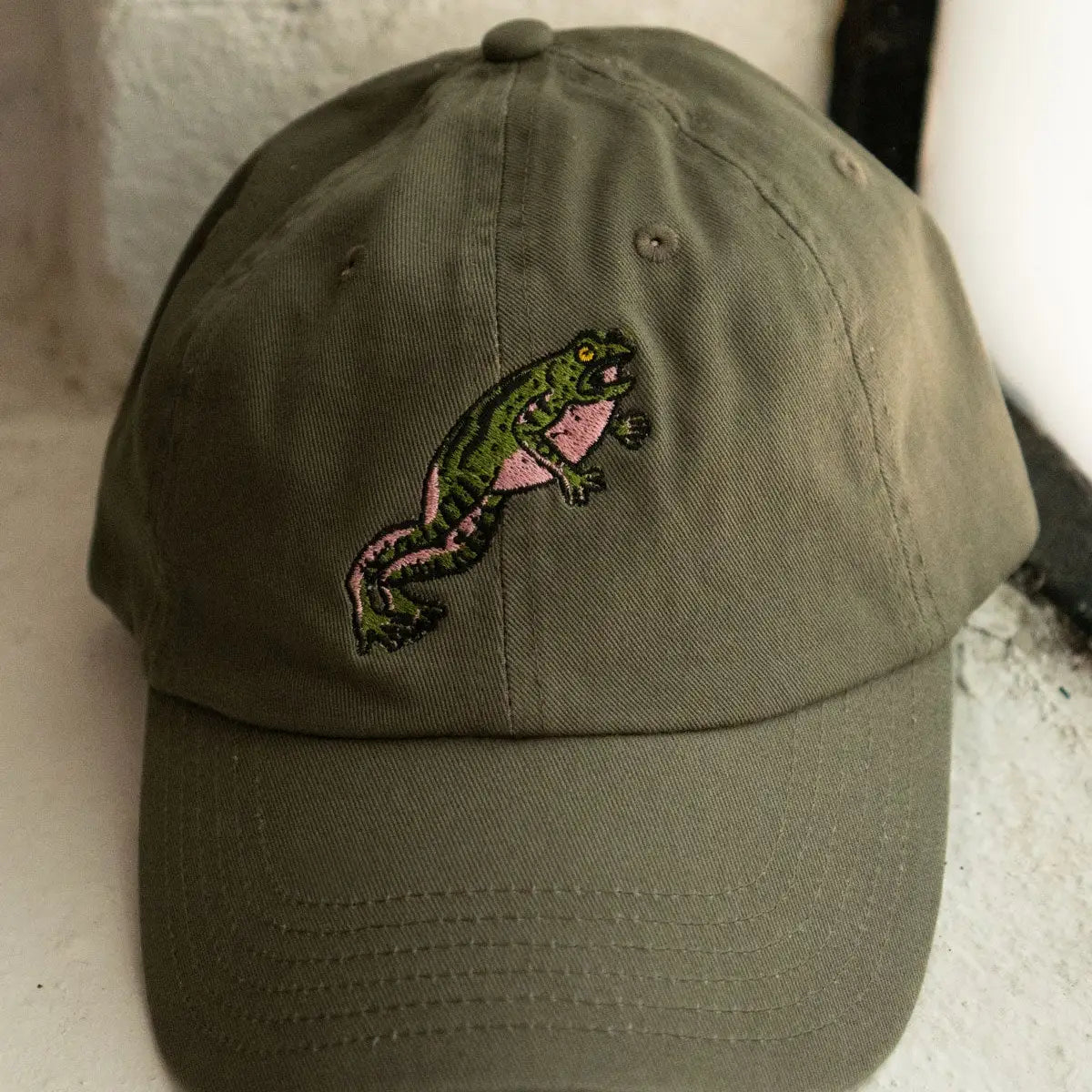 Jumpy Dad Hat Olive