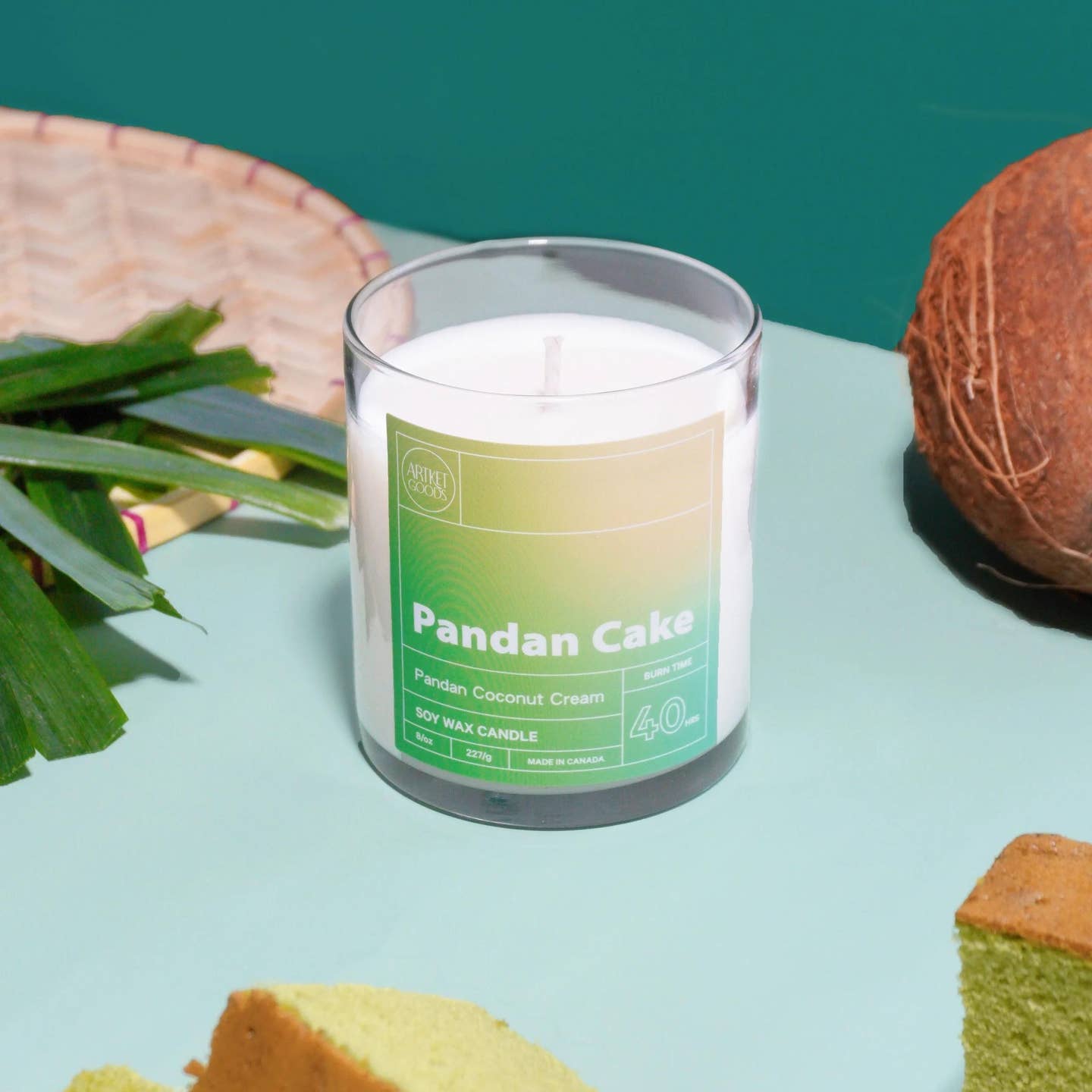 Pandan Cake Candle