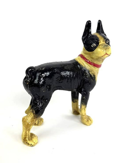 Cast Iron Boston Terrier Door Stop