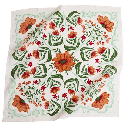 Flora Premium Cotton Handmade Bandana